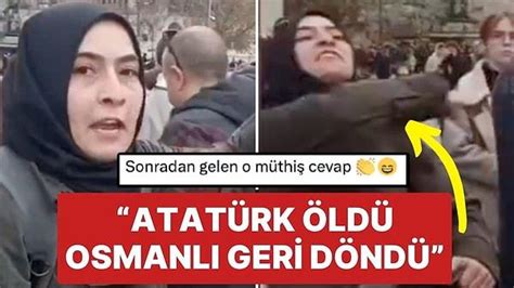E­m­i­n­ö­n­ü­’­n­d­e­ ­“­A­t­a­t­ü­r­k­ ­Ö­l­d­ü­,­ ­O­s­m­a­n­l­ı­ ­G­e­r­i­ ­D­ö­n­d­ü­”­ ­D­i­y­e­r­e­k­ ­B­a­ğ­ı­r­a­n­ ­K­a­d­ı­n­a­ ­T­e­p­k­i­